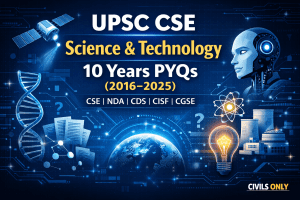 UPSC CSE Science & Technology PYQs (2016–2025)